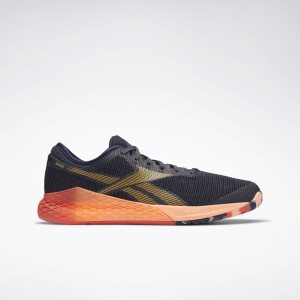 Reebok Nano 9.0 Trainingsschuhe Damen - Navy/Rosa/Orange - DE 096-JVI